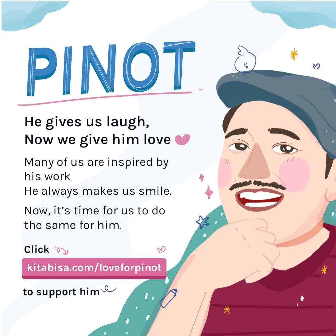 Permisi gengs.
Aku udah izin pihak keluarga ya.
Aku, Alanda, Timmy, &amp; Tim <a href="/kitabisacom/">Kitabisa - Aplikasi Warga Bantu Warga</a> mau ajak kalian bantu <a href="/pinot/">Pinot W. Ichwandardi</a> <a href="/ditut/">Dita W. Yolashasanti</a>.

Silakan yg mau donasi. 
kitabisa.com/loveforpinot