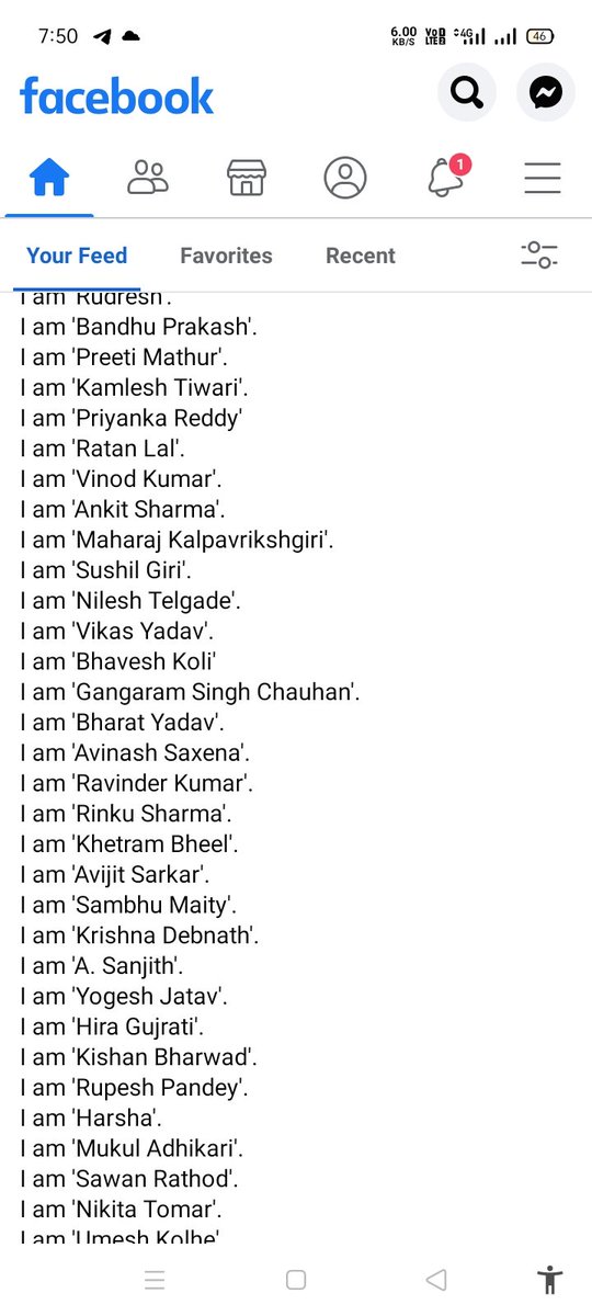Shrid362's tweet photo. Mai hindu hu 😓😓

I am 'Ankit Saxena'.
I am 'Heena Talreja'.
I am 'Prashanth Poojary'.
I am 'Vidhu Jain'.
I am 'Vishnu Goswami'.
I am 'Amit Gautam'.
I am 'V. Ramlingam'.
I am 'Paresh Mesta'.
I am 'Mehakan'.
I am 'Dhruv Tyagi'.
I am 'Chandan Gupta'.
I am 'Devunoor Satyanarayan'. https://t.co/0aaH7k9lhP