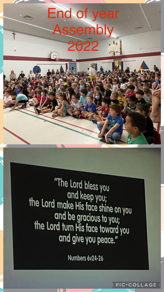 mrs_capy's tweet photo. We were able to finally gather as a whole school community for our end of the year assembly in the gymnasium this morning. It was so nice to be together again! At the end we were sent off with a blessing 🙏🏽❤️ “Go make a difference in the world Grizzlies! Happy summer! 🏖 https://t.co/Kn203QSpQK