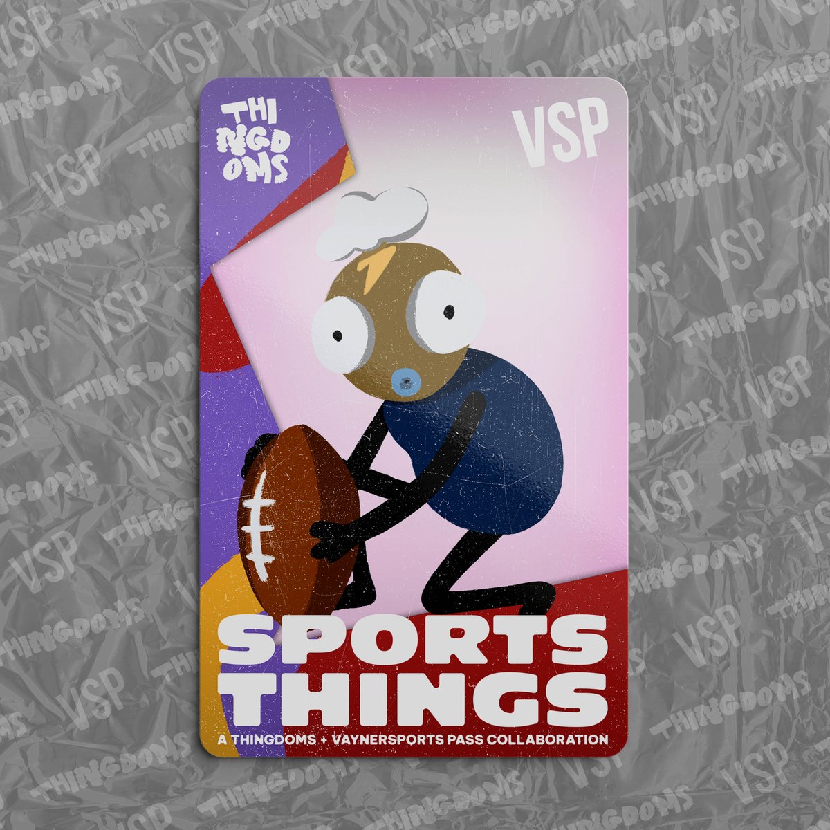 ajv's tweet photo. Peep the sneak peek of our partner mint collab between @vspass &amp; @thingdoms - Sports Things is dropping tomorrow at 2:00pm ET 👀 https://t.co/z56wEZE1qp
