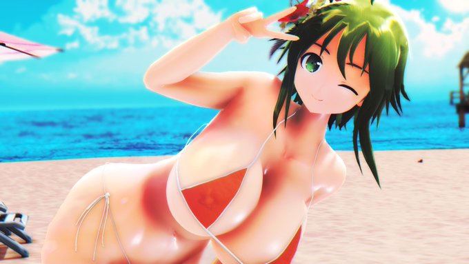 GUMIさんの動画はサムネに迷った。これはサムネ用だったけど没にしたやつw 