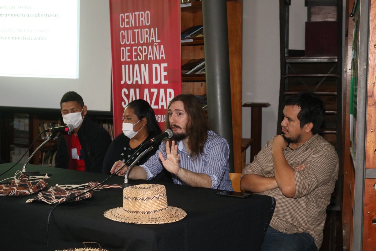 fapi_paraguay's tweet photo. "Periodismo y Comunicación sobre Pueblos Indígenas, Medioambiente y Cambio Climático" se denominó el encuentro que reunió ayer a periodistas y comunicadores locales para reflexionar sobre nuevas formas de narrar sobre realidades indígenas, medioambientales y del cambio climático https://t.co/duFx3hoR1y