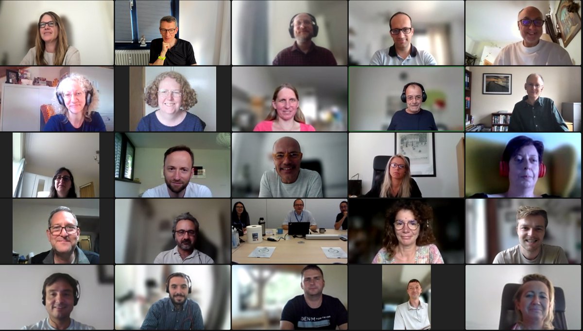 EuroLangTech's tweet photo. "This is an amazing project" - We could not be happier about the outcome of yesterday's #ELG review meeting and the achievements of the past 3.5 years in the #EuropeanLanguageGrid project. Many thanks to all the partners, not only for condensing 42 months of work into 4 hours. 🥳 https://t.co/LBiwcJtwq8