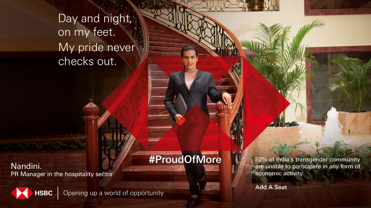 HSBC_IN's tweet photo. #ProudOfMore is about taking a stand with Pride - not just yourself, but also giving those from the community more reasons to do the same. #AddASeat at #workplace means #equalopportunities in organisations irrespective of the #orientation.
#Pride #equalitymatters #careers https://t.co/OKjR9r3ck7