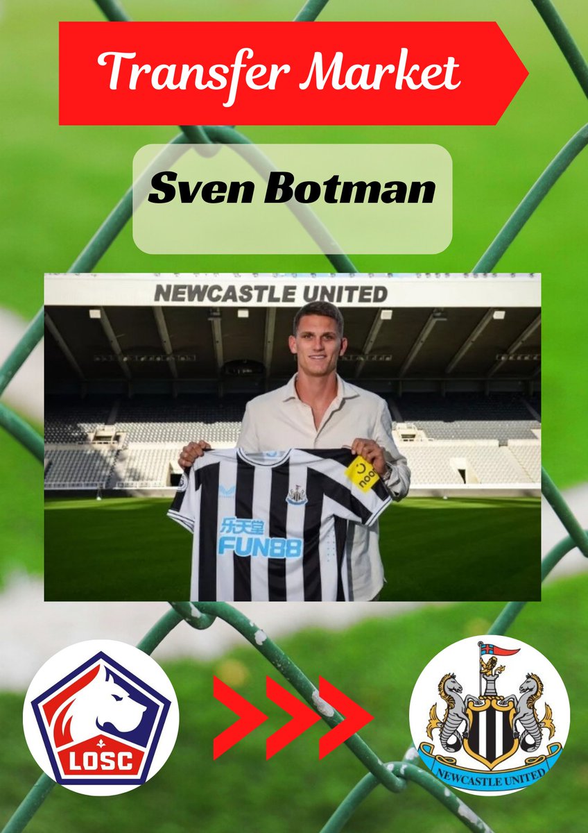 9FootballStars0's tweet photo. Sven Botman ➡️ @NUFC https://t.co/MfCVWnNbMd