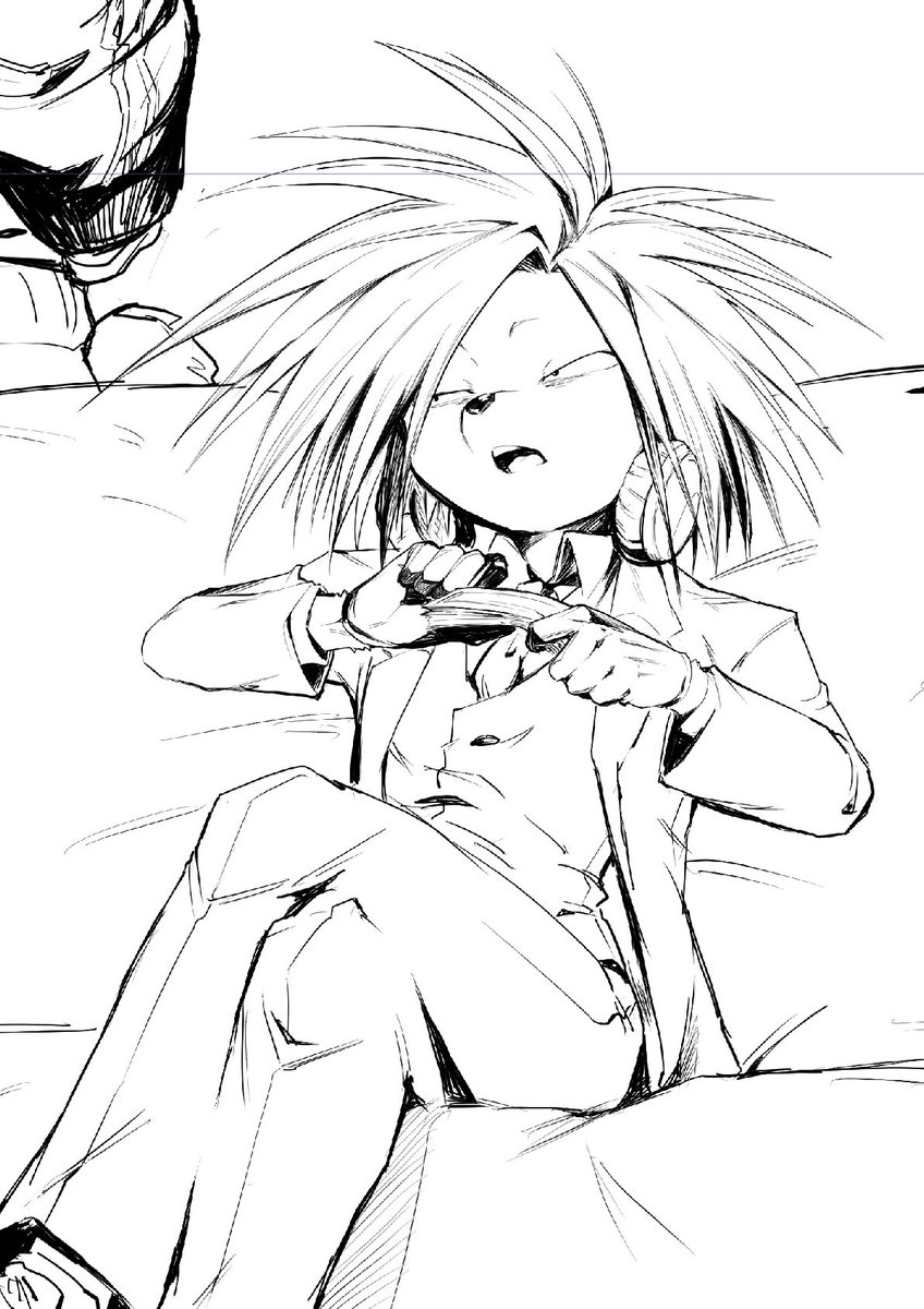 今日描いてたャのさん 