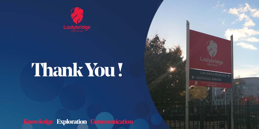 LadybridgeHigh's tweet photo. A huge thank you to all our visitors for attending #PersonalDevelopmentDay today and providing lots of informative sessions for our learners πππ #personaldevelopment #PSHE #RSE #careers https://t.co/f3Ch4INMgG