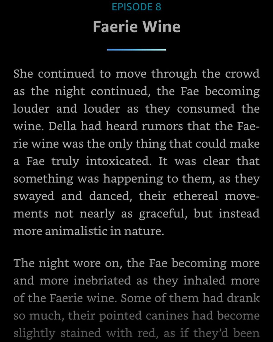 Need something to chase away the mid-work week blues?

The Curse of the Fae had a double update today! Check out Della’s episode, Faerie Wine, where the Fae are animalistic and drunk on too much wine… then view the same scene from Aspen’s POV! 

amazon.com/kindle-vella/s…