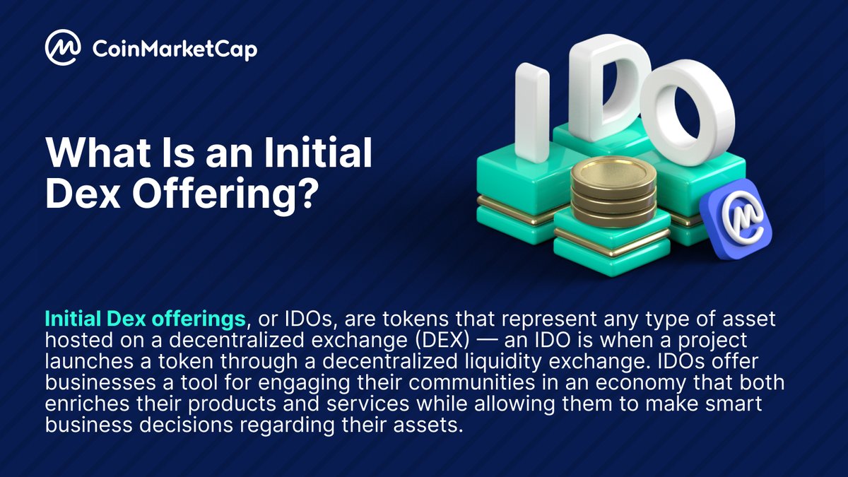 CoinMarketCap's tweet photo. Have you participated in an IDO before?

Learn more about them:

https://t.co/0erxFTrHo5 https://t.co/m98BN0VOt0