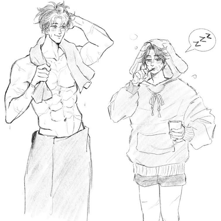 RainyRivulet's tweet photo. Day 4: Free Day
“Timmy?” "…Hnnng" 
@JayTimWeek #JayTimWeek2022 #jaytim https://t.co/KP6rNX9QJf