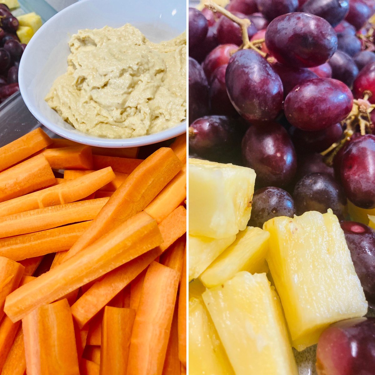 🧡💚Warner’s Crunchy juicy-Healthy Wednesday’s are a midweek treat 🥕🍇🍍💙 #wednesday #humpday #wednesdayvibes #instagood #wednesdaywisdom #instagram #wednesdaymotivation #motivation #picoftheday #follow #instadaily #wednesdaymood <a href="/ChartwellsInd/">Chartwells Independent</a>