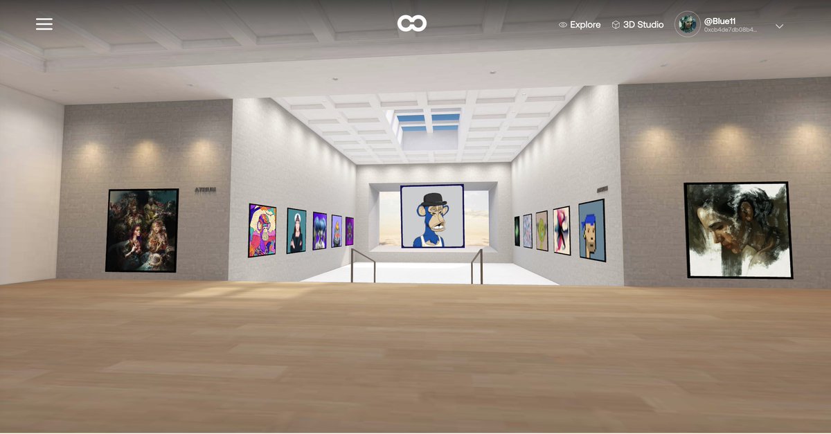 Some of the finest NFTs you can find at the end of my <a href="/oncyber/">ᴏɴᴄʏʙᴇʀ</a> gallery in the Atrium. You need to take a walk through the Blue11 collection before you get there. Enjoy :-)
oncyber.io/blue11-art