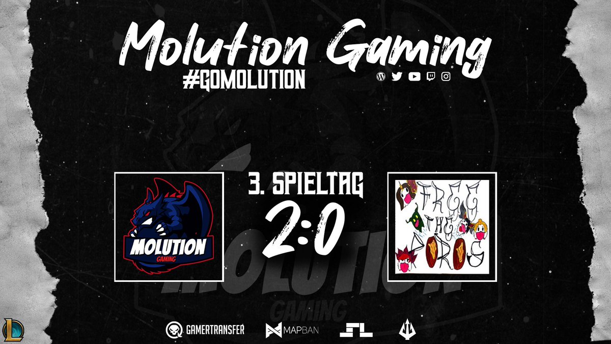 MolutionGaming's tweet image. Unser #LeagueOfLegends Academy Team hat den 3. Spieltag der @PrimeLeague super beendet!

Unsere Jungs gewannen 2:0 gegen "FREE THE PORO"🏆

Weiter so Jungs!👏🍀

#GoMolution #eSports #LeagueOfLegends