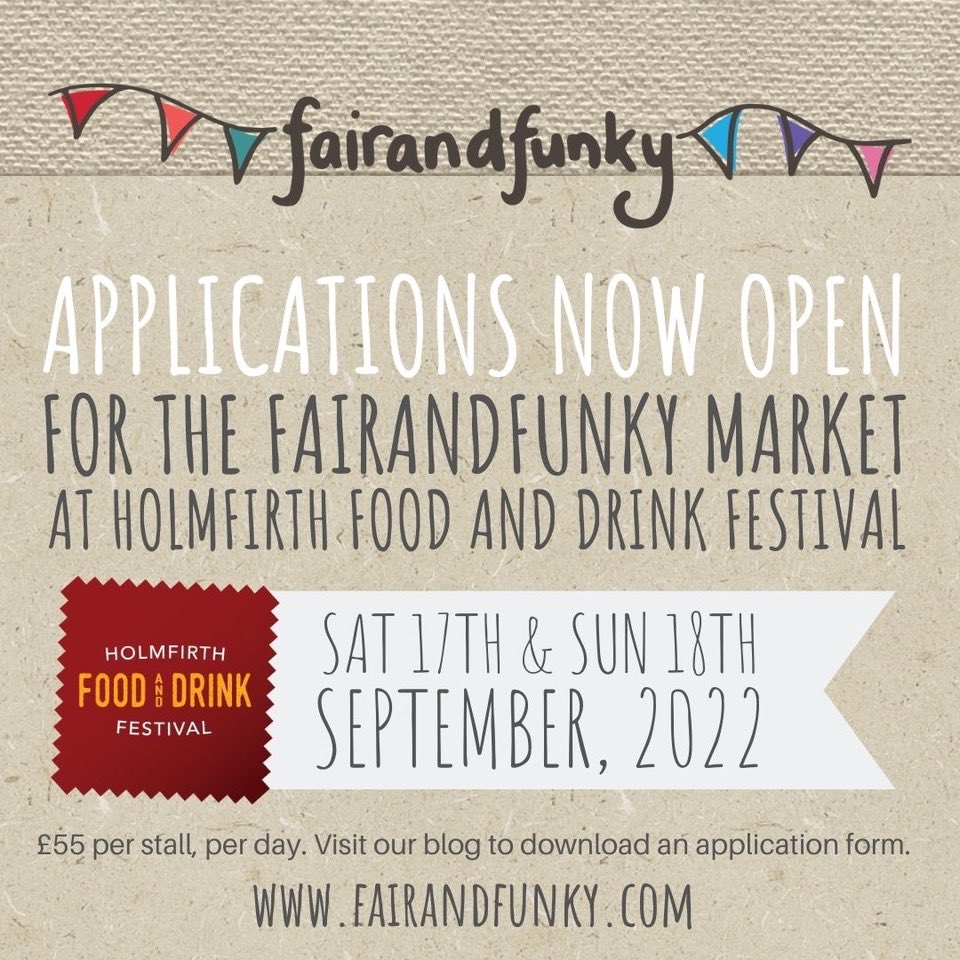 SHOUT OUT ABOUT your favourite small, independent businesses to join us at <a href="/HolmfirthFood/">Holmfirth Food & Drink Festival</a> in September! 

We’re looking for any of the following......
🍎local
🥕organic
🍌Fairtrade
🥦vegan or vegetarian
🥑planet friendly
♻️plastic free packaging

PLEASE RETWEET!