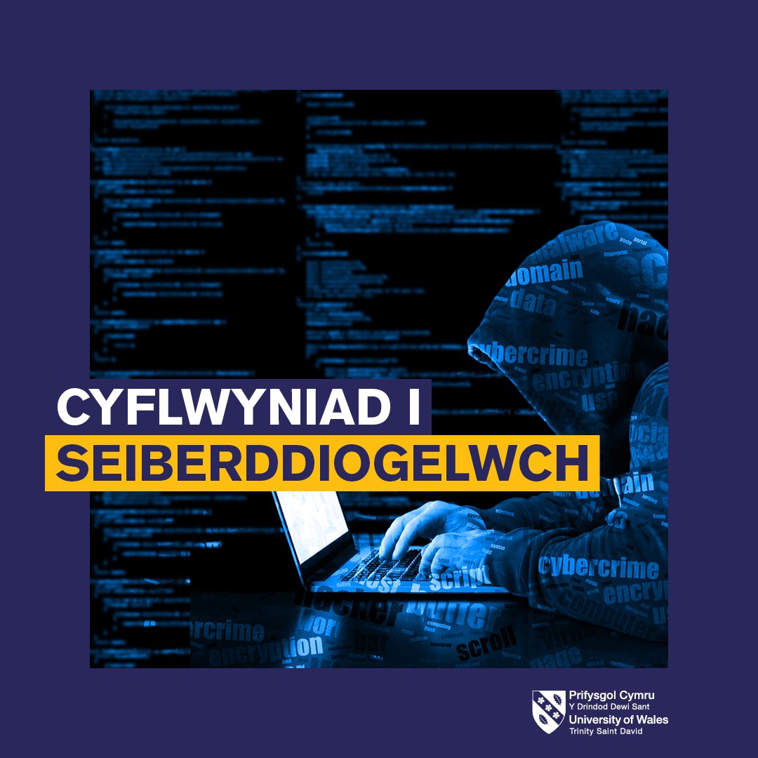 Diddordeb mewn dysgu am seiberddiogelwch?
Ymunwch ag un o'n cyrsiau microgymhwyster ar-lein am ddim, cofrestrwch isod
✅ Cyflwyniad i Seiberddiogelwch
netacad.com/portal/web/sel…
✅Hanfodion Seiberddiogelwch
netacad.com/portal/web/sel…
✅Linux i Dechreuwyr
netacad.com/portal/web/sel…