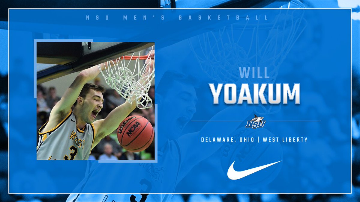 'How often do you get the opportunity to sign a player twice? I liked Will's game five years ago and I like it even more now.' Coach Crutch reuniting with Two-Time, First Team All-MEC selection Will Yoakum. Welcome to the Shark Family, Will! 🦈