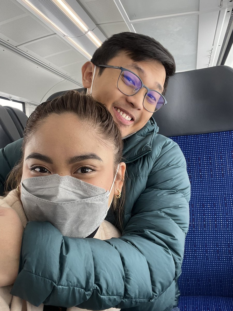 corouune's tweet photo. my best friend, my walking diary, my other half. some of our travel photos for my core memory. 7years and 1month with you tomorrow. 🤭❤️ @WKBZ_Alec https://t.co/pmoFKCac5l
