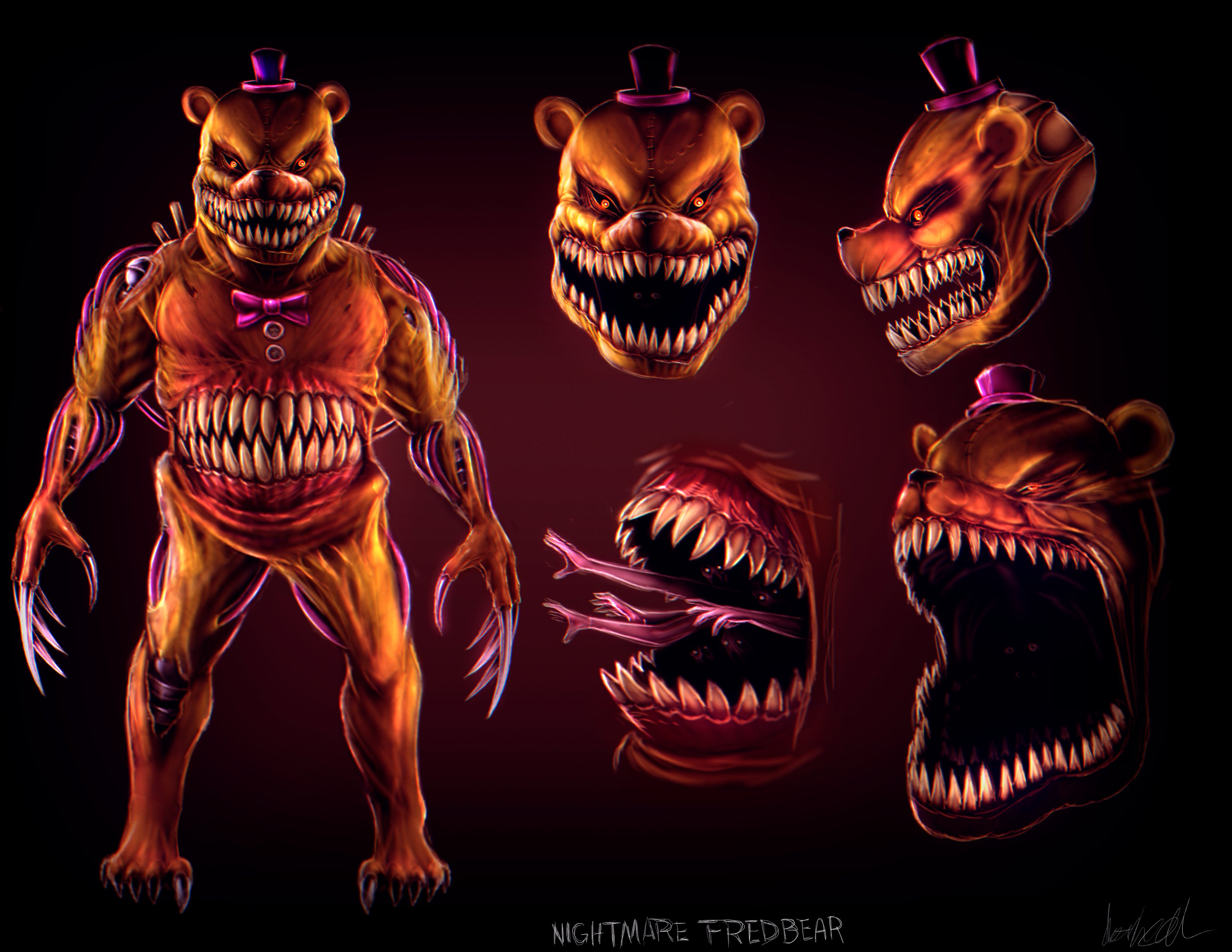 Colors Live - Nightmare fredbear by _-Toast-Addict-_86_