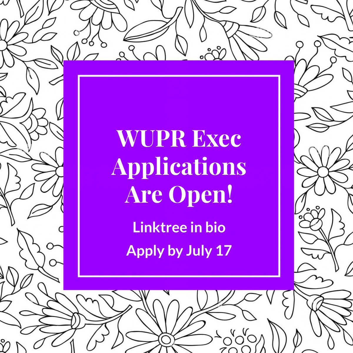 WUPR's tweet photo. Interested in helping bring WUPR issues to life? A slate of new executive positions are open to all WashU undergraduates, no prior experience or involvement necessary. Applications can be found on the WUPR Linktree in our bio and should be submitted by 11:59 p.m. on July 17. https://t.co/6dvgWzkeVM