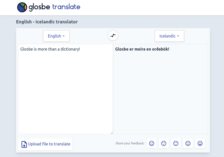 Glosbe's tweet photo. Did you know that Glosbe Translate offers text translations between 67 languages? It is a great extension of our dictionary. Check today if it offers the languages you need.

We invite you to share your opinions on all our products. https://t.co/2ol2mlQSpQ