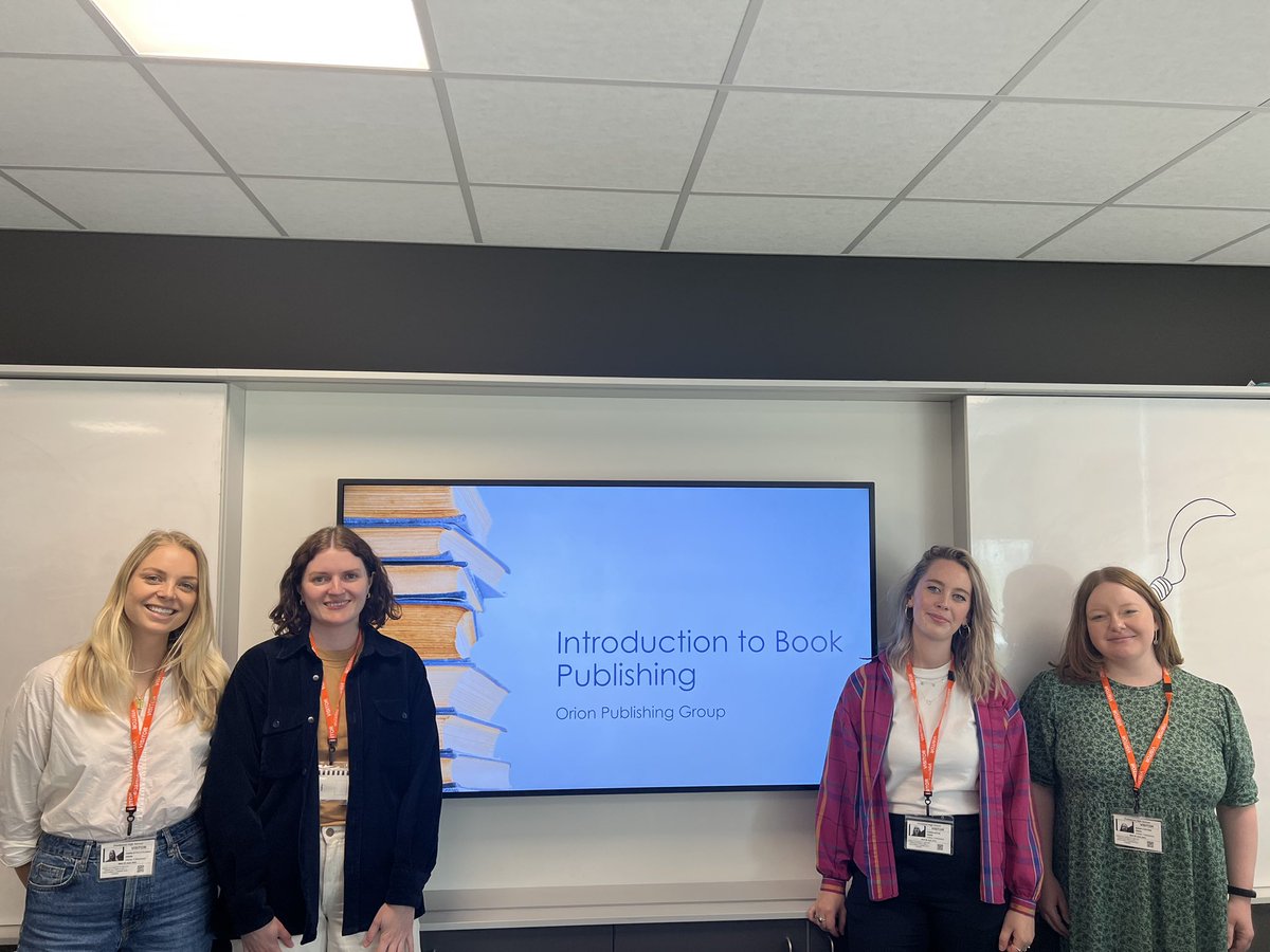 orionbooks's tweet photo. Thank you @PontHigh for having us today! It was great to talk to your yr 8-10s about publishing 💪 #OrionOnTour2022 #orionontournewcastle https://t.co/MqeVuT43fF