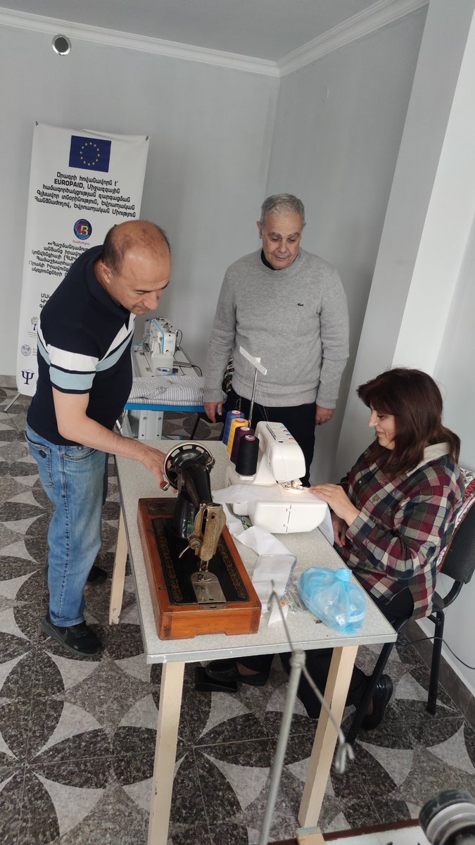 Site visit to the newly established tailoring enterprise, that aims at social integration of people with psychosocial and mental disabilities. Vardenis.
26/06/22
 #UNDHR, #CRPD, #WHOQR
#qragile #qualityrightsarmenia
<a href="/ArmeniaRights/">QualityRights Armenia</a> <a href="/QRGhana/">QualityRights Ghana</a> <a href="/QRagile/">QualityRights_agile</a> @Itay <a href="/QRSardinia/">QRSardinia</a> <a href="/QRLebanon/">QRLebanon</a>