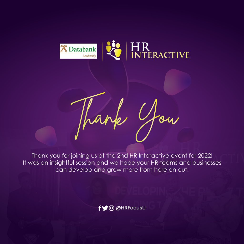 FocusDigitalGh's tweet image. Your participation in the 2nd HR Interactive event made it a success. We are thankful that you all could attend the event.

#HR #Hrinteractive #HRfocus