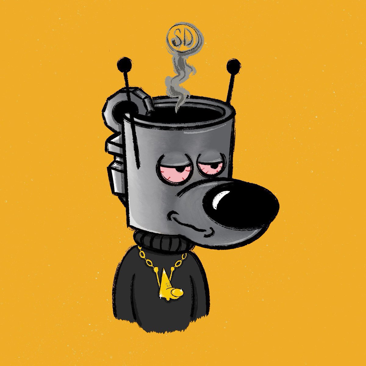 Today we are High Lighting <a href="/OsDogs/">OuterSpace Dogs</a> 🤝

Super talented artist that gives back to great causes through a % of proceeds.

To celebrate we have this dope collab piece to giveaway 🔥

To enter:
🔥Follow <a href="/OsDogs/">OuterSpace Dogs</a> x @High_LightsNFT 
🔥RT/Like
🔥Tag 2 frens

🎉48H⏰
#NFTs #NFTGiveaway