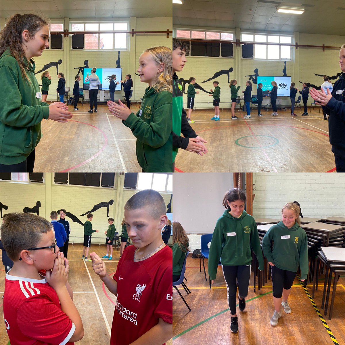 SyrHughOwen's tweet photo. Mae pob disgybl bl.6 bellach wedi mwynhau gwers drama yn yr ysgol. #actio #sgript @LYsgol @ysgol_yrhendre @ysgol_maesincla @YRhostryfan @YBontnewydd @DramaYsho https://t.co/chRseezZWj