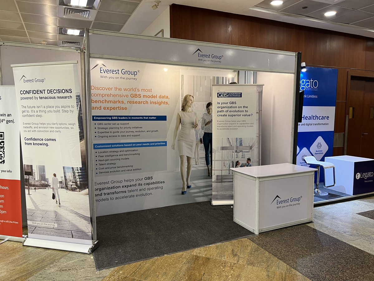 .<a href="/EverestGroup/">Everest Group</a> is proud to be the strategic partner for <a href="/nasscom/">nasscom</a> #GCC conclave 2022! Do visit our booth at the event!
#NASSCOMGCC
<a href="/ericsimonson13/">Eric Simonson</a> <a href="/JainParle/">Parul Jain</a>