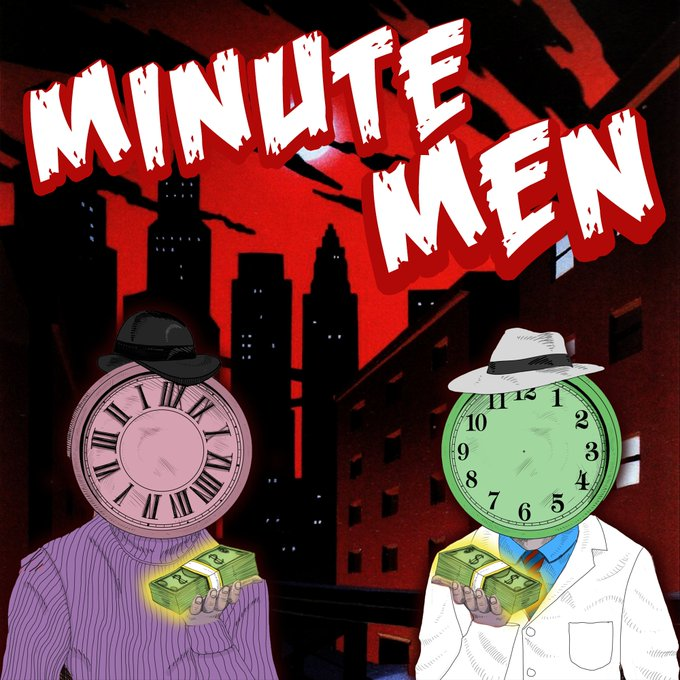 Rekt_Archi's tweet image. @MinuteMenNFT 
#timeismoney #minutementakeover #bigclock