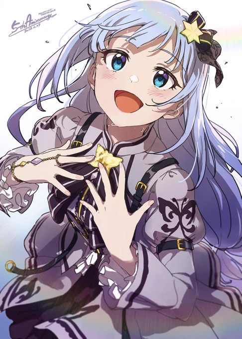 ミリシタ5周年おめでとうございます!!!!!🌈 #ミリシタ5周年 