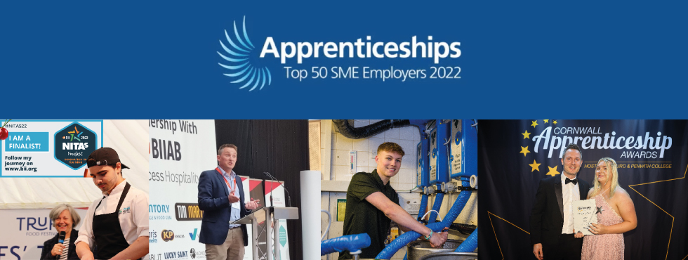 We are hugely proud to have just been announced in the 
Top 50 SME #Apprenticeship Employers 2022. #NAW2002 
Hospitality can provide great career opportunities and have been essential to our growth. 
Well done to all of our #apprentices 👏🏼
<a href="/BIIandBIIAB/">The BII</a> <a href="/SouthWestAAN/">South West Apprenticeship Ambassador Network</a> <a href="/TheBIIAB/">BIIAB</a>