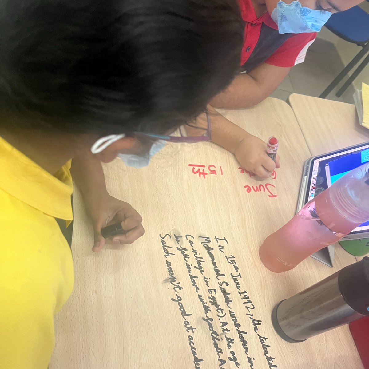 MissLewisSN's tweet photo. My children loved correcting my mistakes using their #speedandaccuracy skills and then using @greatergadsby 'brag tags' to celebrate their own SPaG features and HPL skills used in their writing! https://t.co/277e0A0slV