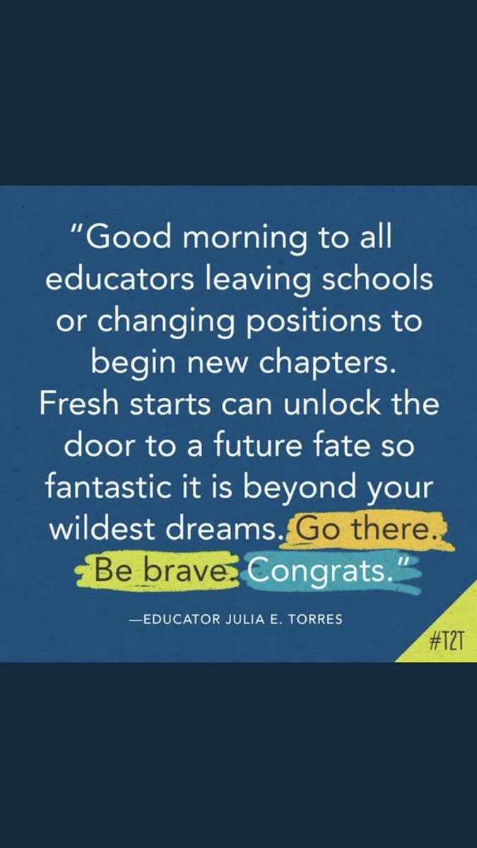 heidiboyle33's tweet photo. A friend sent me this today.. on my last day of a 12 year chapter. So grateful for everything I’ve learned and the amazing people I’ve met along the way. Excited for the next chapter to begin, after a much needed 2 months off of course. Teachers college here I come! https://t.co/1M9LCX5D3R