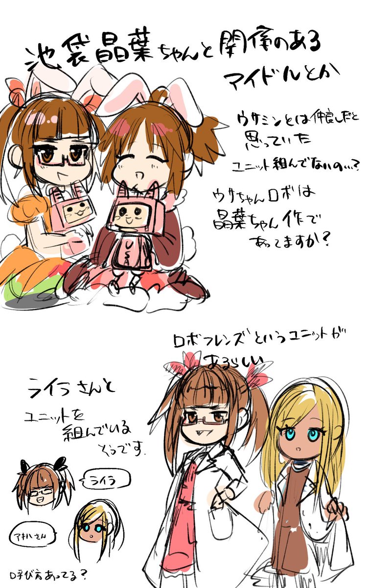 池袋晶葉ちゃんについて受動喫煙で知ってる事とか
ロボフレンズとアイ・ジーニアスというユニットがある事を教わりましたの覚え書き 