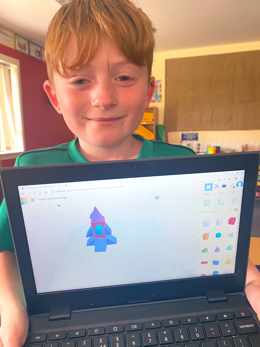 YsgolBrynCollen's tweet image. Year 4 STEM club are enjoying exploring how to use @tinkercad to create 3D images and designs 💻 

#STEM #designtechnology #rocketdesign #engineering