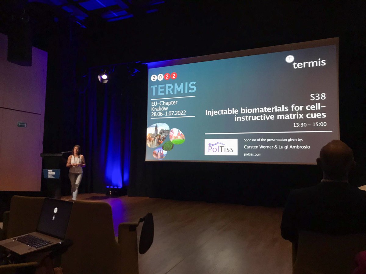 Bemic_BLab's tweet photo. Today at session S38 - Injectable biomaterials for cell-instrutiva matrix cues at #TermisEU2022, we were well represented by @MarianaINeves and @MarianaVMag! What amazing works! Well done! @Bemic_BLab @i3S_UPorto @EuTermis https://t.co/GIxfYib5Zw