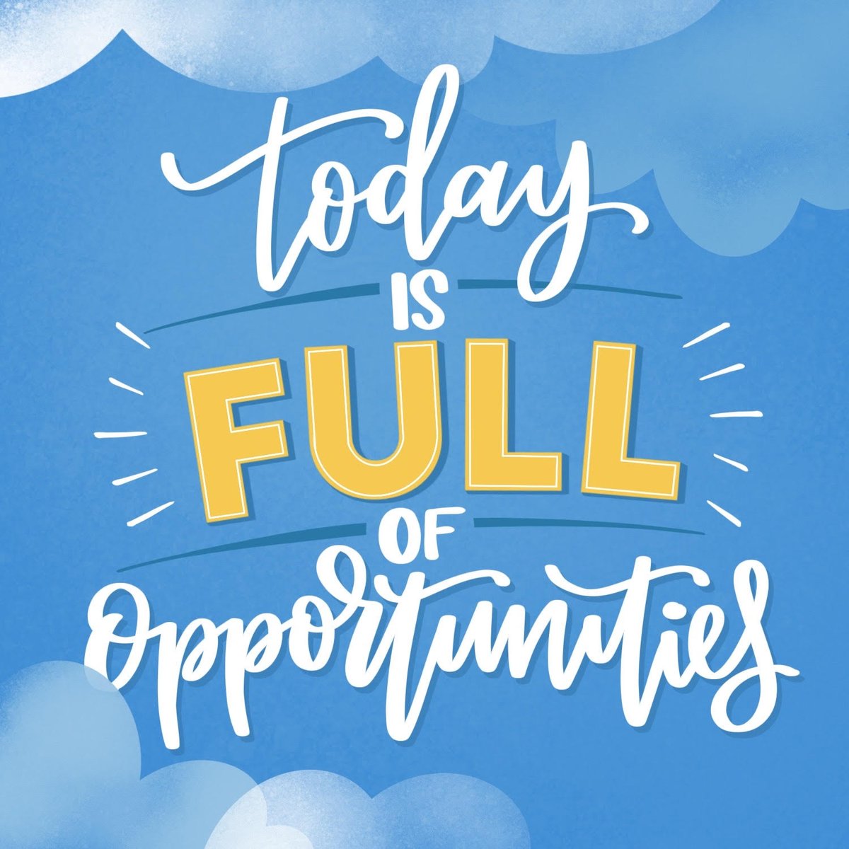 Every day is an opportunity to have a fresh start. Drop a 🙌  if you agree!
 
🎨 : @kayliejaydesigns

#snuggle #mondaymood #mondaymotivation #affirmationoftheday #typographyinspired #opportunity #freshstart