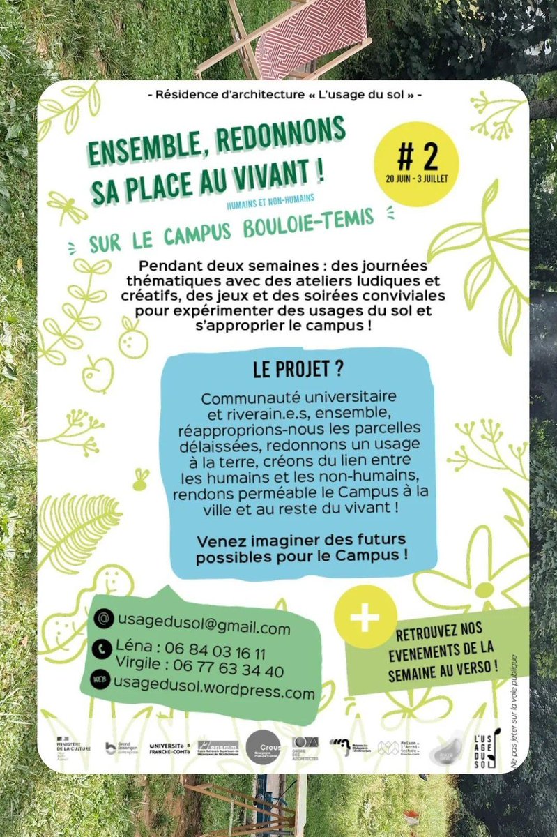 Alyknd's tweet photo. 🍀 Usage du sol 🍀

Vous pouvez les retrouver sur le campus de la bouloie au terrain de beach-volley ! https://t.co/GOCaMrvPGt