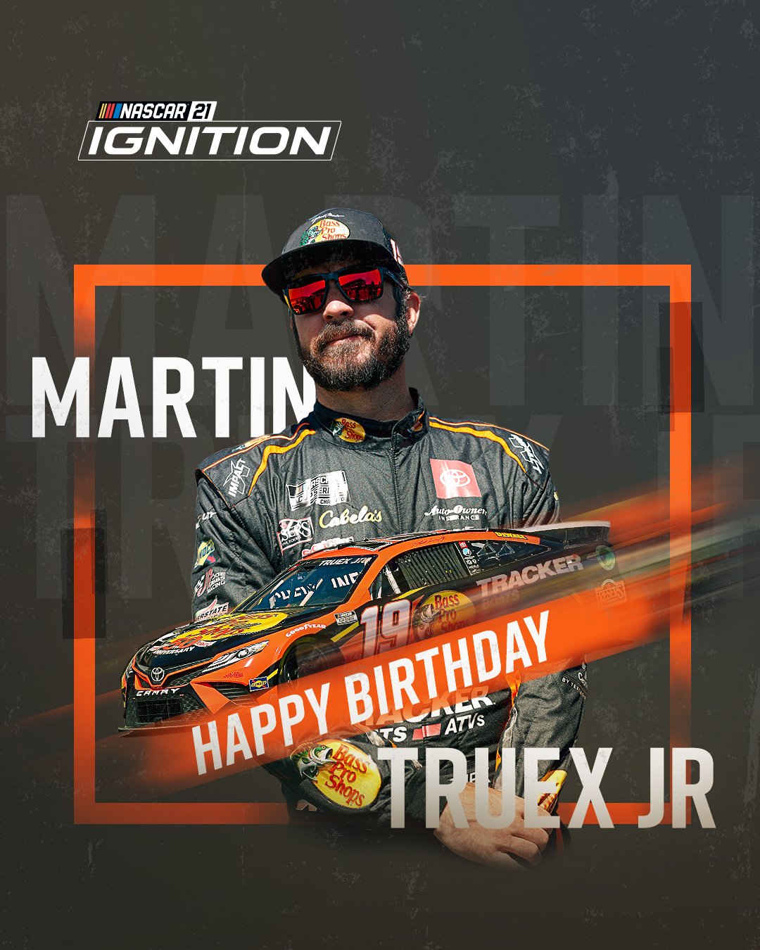 Happy Birthday to the 2017 NASCAR Cup Series Champ Martin Truex Jr. 