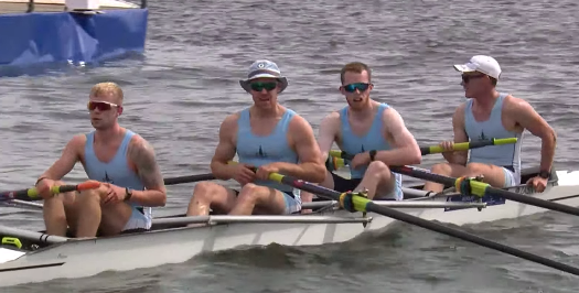 First Irish winner of the day <a href="/HenleyRegatta/">Henley Royal Regatta</a>. Shandon looked very good indeed as they won their second race, beating City of Cambridge in the Wyfold. Pic: HRR.