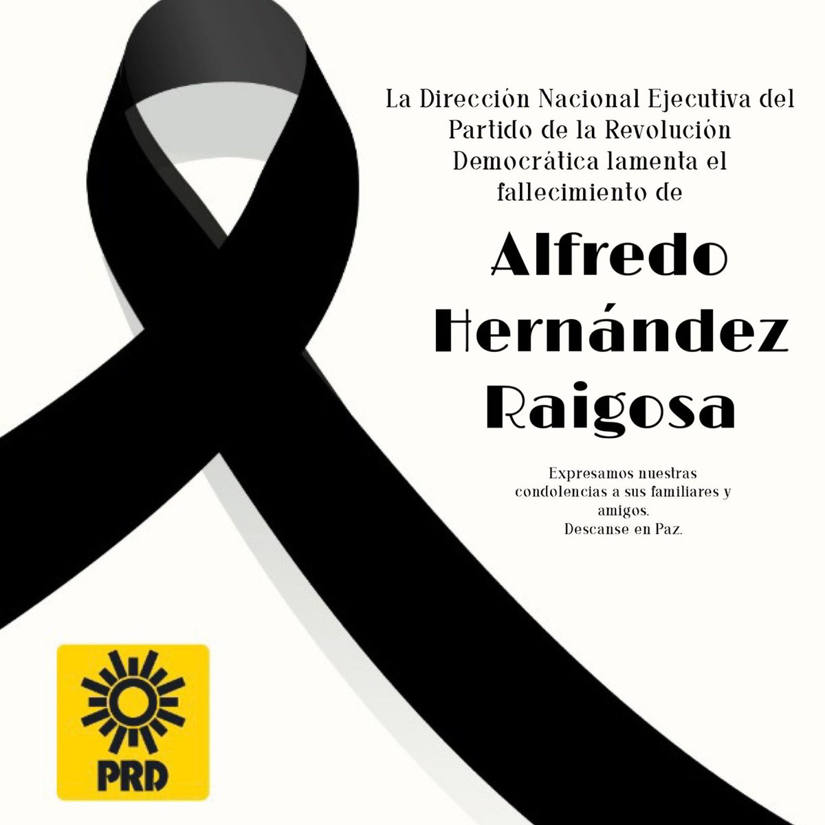 PRD on Twitter "La Dirección Nacional Ejecutiva del PRD, lamenta el