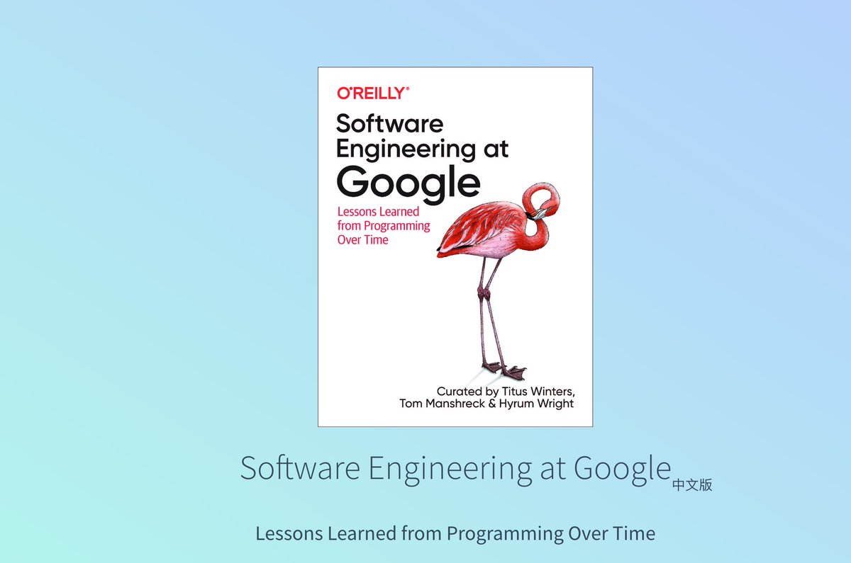 Software-Engineering-at-Google 一位用户翻译的：谷歌的软件工程中文版保留英文同时加上中文翻译该书主要讲解Google 技术 团队在「软件工程」领域的实践