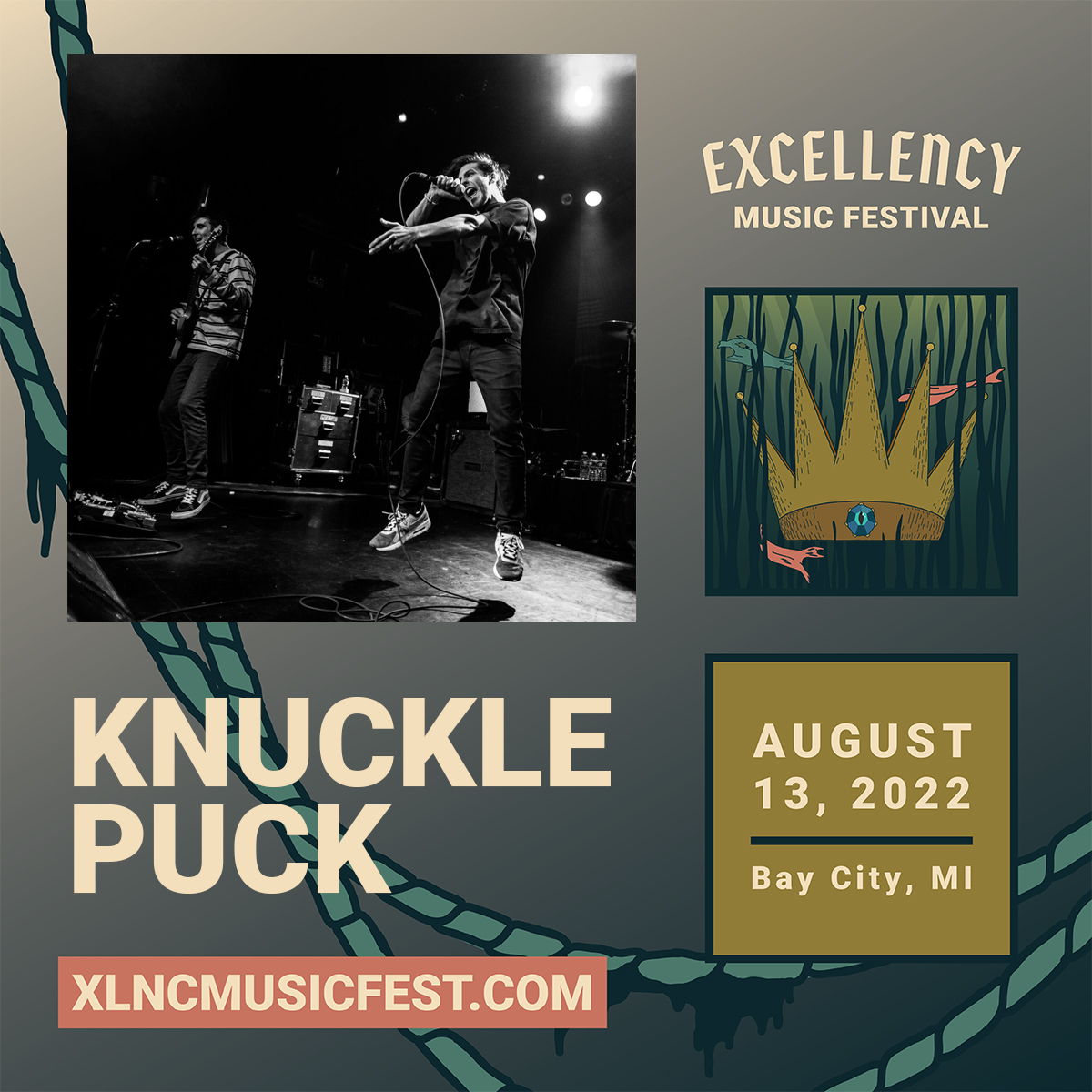 KnucklePuckIL's tweet image. Excellency Music Festival is coming up! Tickets are on sale now @xlncmusic universe.com/users/excellen…