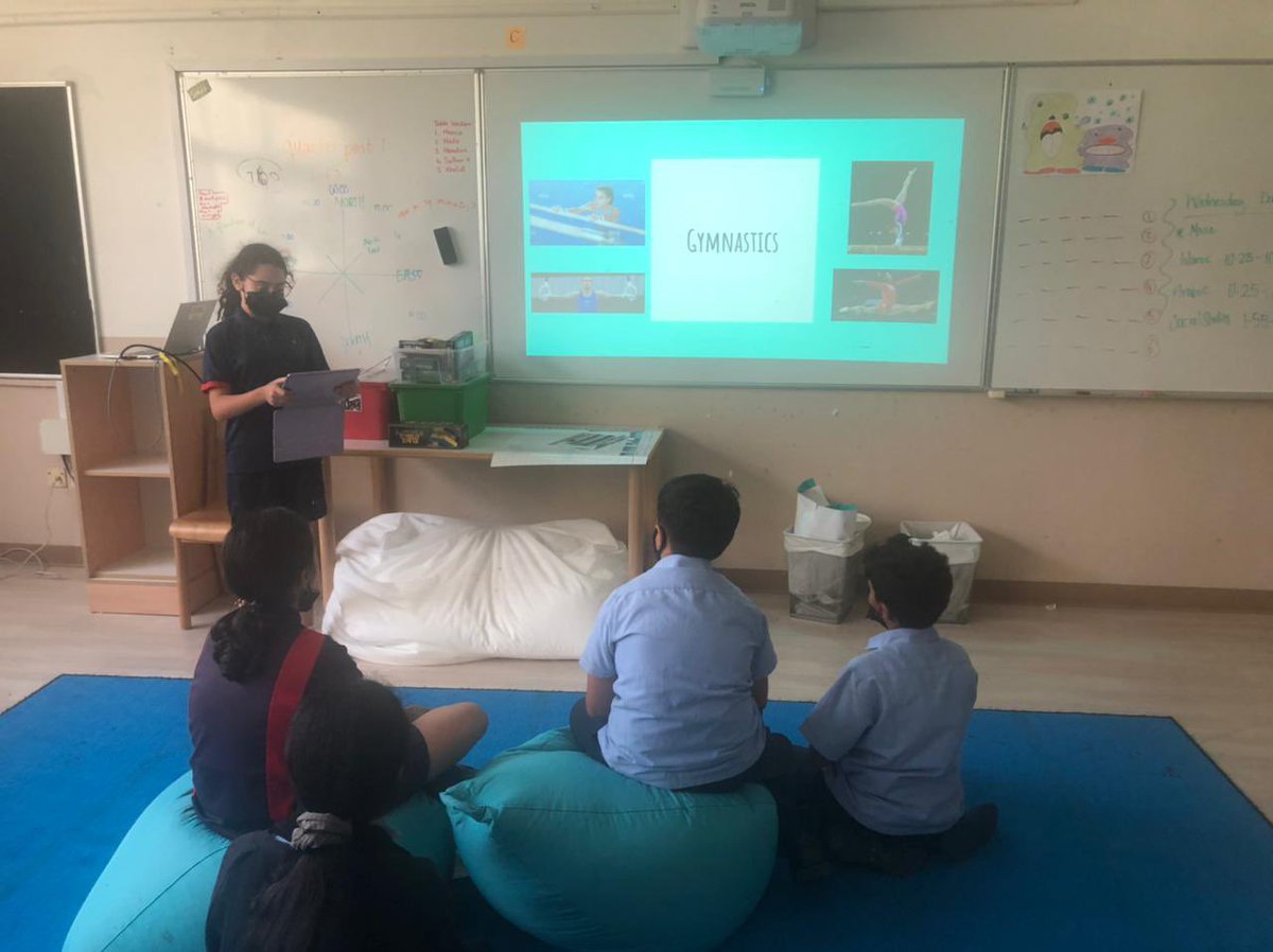 AIS_Grade5's tweet photo. 5B showed courage sharing their personal projects this week. We’ll done team! #AISGrade5 https://t.co/blLGp3FyEm