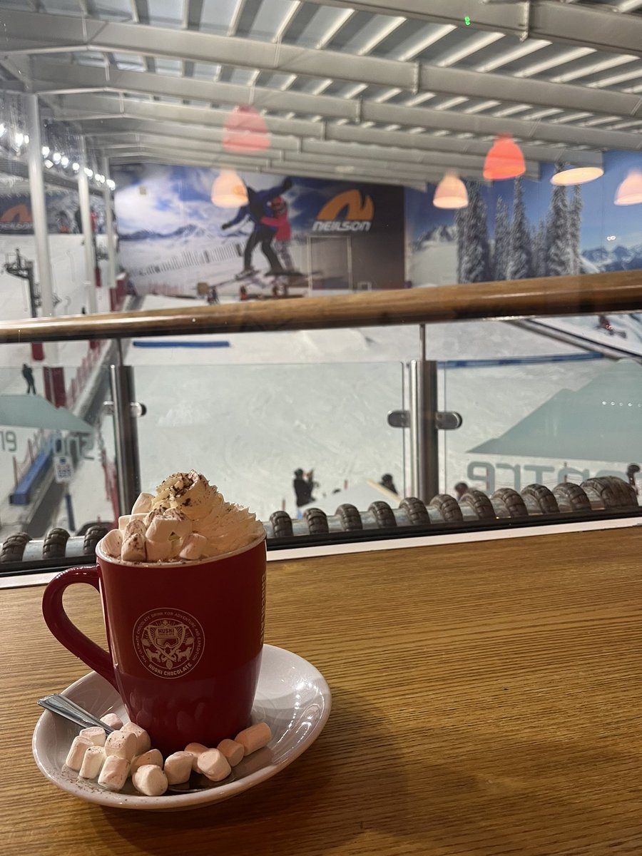 Enjoying a hot chocolate and waiting for the kids to start skiing ⛷🎿
<a href="/DenbighPEDept/">Denbigh PE Dept</a> <a href="/DenbighHigh/">Denbigh High School</a>