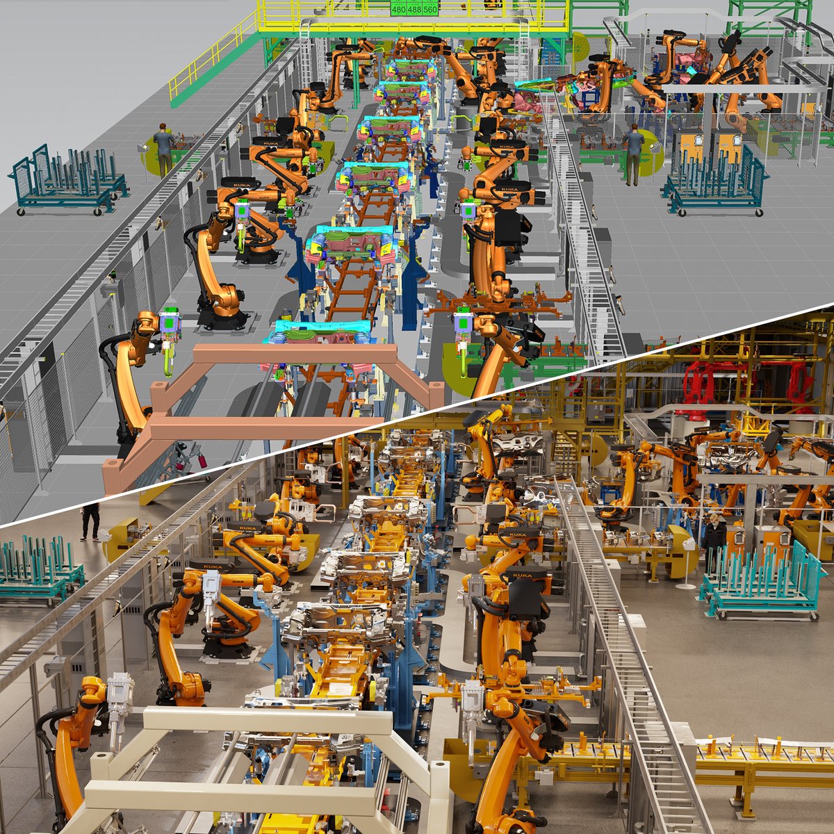 Connecting <a href="/Siemens/">Siemens</a> #Xcelerator and <a href="/NVIDIAOmniverse/">NVIDIA Omniverse</a> ushers in a new era of industrial automation, enabling companies of all sizes to build closed-loop, truly real-time, full-design-fidelity immersive digital twins. nvda.ws/39Z9Tfk #SiemensAccelerate