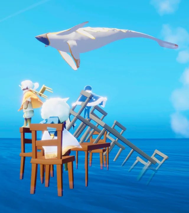 skykid_oflight's tweet photo. I remade the elder manta because I couldn’t live with how much I hated the first one. #SkyChildrenOfTheLight #skycraftingchallenge #thatskygame #skycotl https://t.co/AvaUNKHw3C