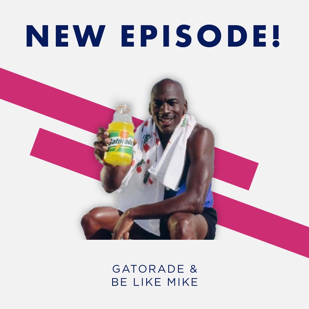 We are back after a month long break, and today we cover <a href="/Gatorade/">Gatorade</a> and the famous Be Like Mike campaign. Listen now: kite.link/will-it-stick-…